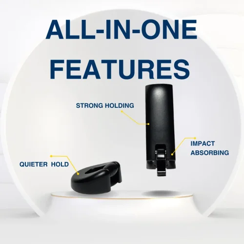 SecureFlow door stopper with enhanced features—strong grip, silent operation, and durable build.